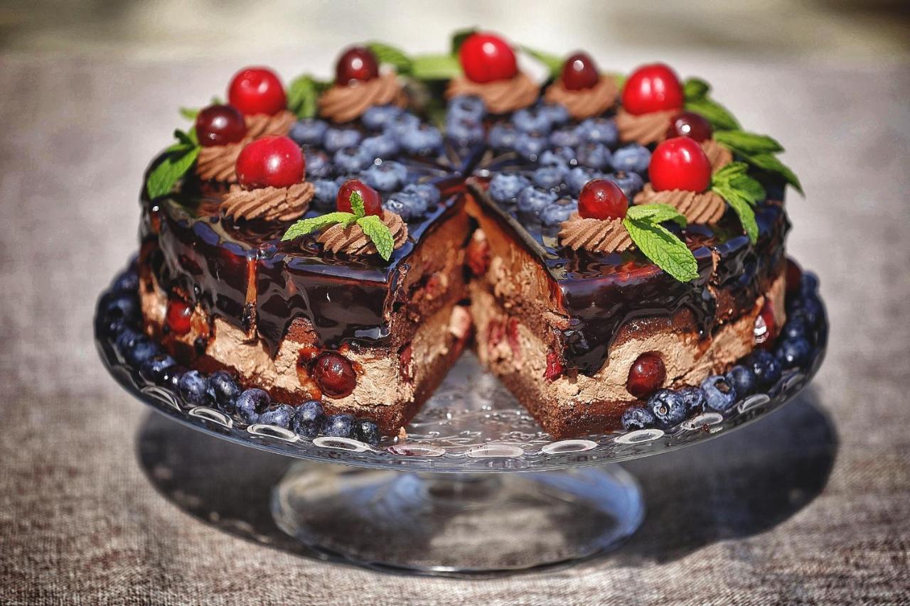 Country Spa Retreat Snagov Bagian luar foto A chocolate cake